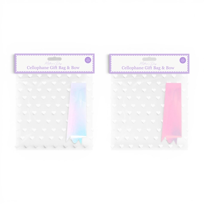 WholesaleMother's Day Cellophane Gift Bag & Giant Bow | Wholesale Direct