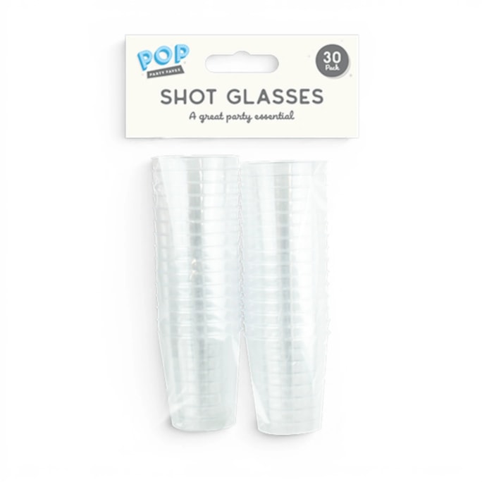 Wholesale Plastic Shot Glasses 30pk | Wholesale Direct