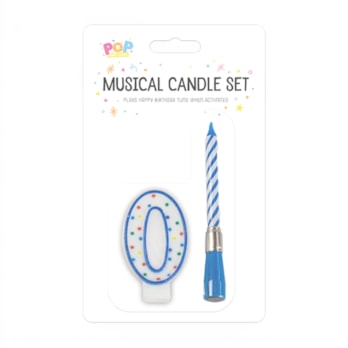 Wholesale Musical candle holder 0-9 Pink & Blue | Wholesale Direct