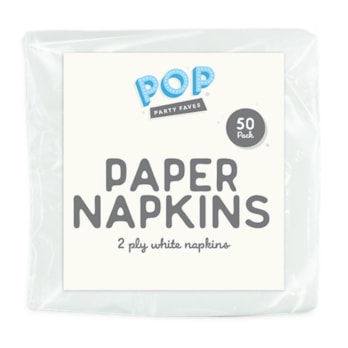 Wholesale White Napkins 2ply 33x33cm 50pk | Wholesale Direct