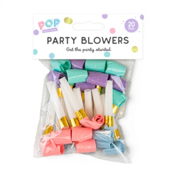 Wholesale Pastel Party Blowers - 20pk | Wholesale Direct Wholesale Pastel Party Blowers - 20pk | Wholesale Direct