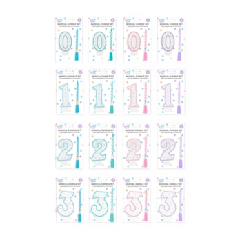 Wholesale Pastel Musical Birthday Candle Set | Wholesale Direct