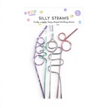 Wholesale Pastel Silly Straws 5pk | Wholesale Direct