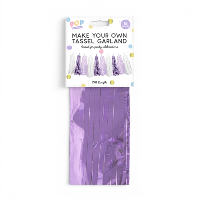 Wholesale Pastel DIY Tassel Garland 2M | Wholesale Direct