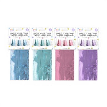 Wholesale Pastel DIY Tassel Garland 2M | Wholesale Direct
