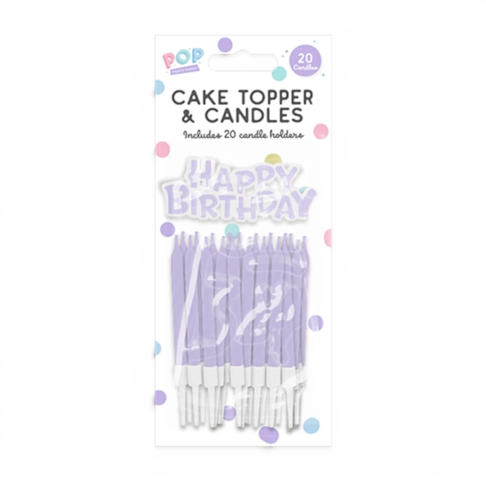Wholesale Pastel Cake Topper & Candles | Wholesale Direct