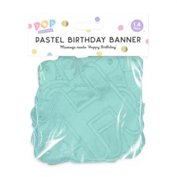 Wholesale Pastel Happy Birthday Banner 1.4M | Wholesale Direct