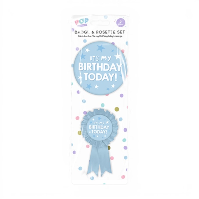 Wholesale Pastel Birthday Party Badge Set 2pcs | Wholesale Direct Wholesale Pastel Birthday Party Badge Set 2pcs | Wholesale Direct