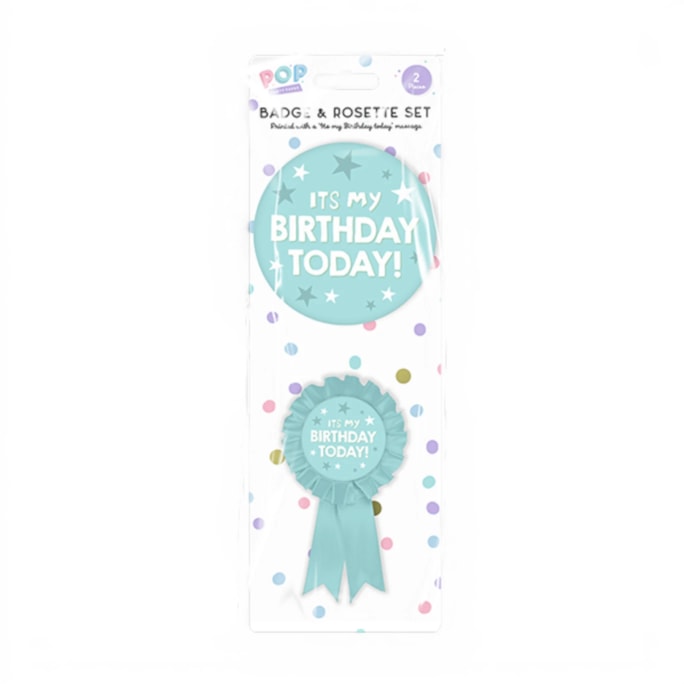 Wholesale Pastel Birthday Party Badge Set 2pcs | Wholesale Direct Wholesale Pastel Birthday Party Badge Set 2pcs | Wholesale Direct