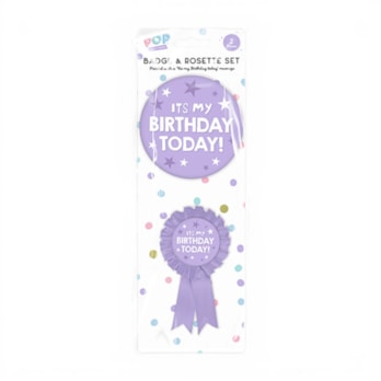 Wholesale Pastel Birthday Party Badge Set 2pcs | Wholesale Direct Wholesale Pastel Birthday Party Badge Set 2pcs | Wholesale Direct
