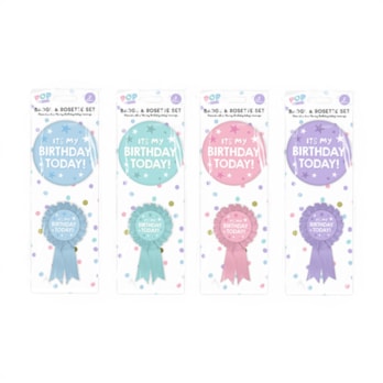 Wholesale Pastel Birthday Party Badge Set 2pcs | Wholesale Direct Wholesale Pastel Birthday Party Badge Set 2pcs | Wholesale Direct