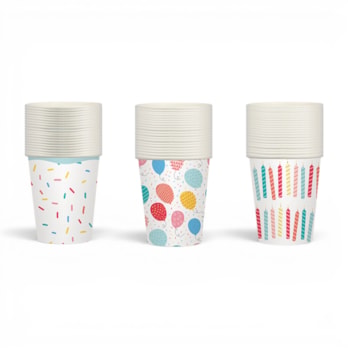 Wholesale Printed Paper Cups 20pk | Wholesale Direct