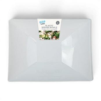 Wholesale Plastic Serving Bowls 3pk | Wholesale Direct