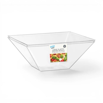 Wholesale Large Plastic Serving Bowls 2pk | Wholesale Direct