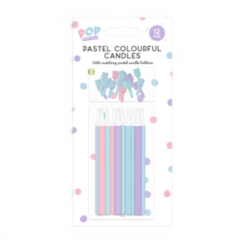 Wholesale Pastel Multicolour Candles 12pk | Wholesale Direct Wholesale Pastel Multicolour Candles 12pk | Wholesale Direct