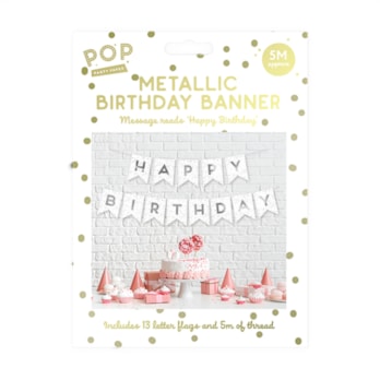 Wholesale Metallic Foiled Card Happy Birthday Banner 5M | Wholesale Direct Wholesale Metallic Foiled Card Happy Birthday Banner 5M | Wholesale Direct
