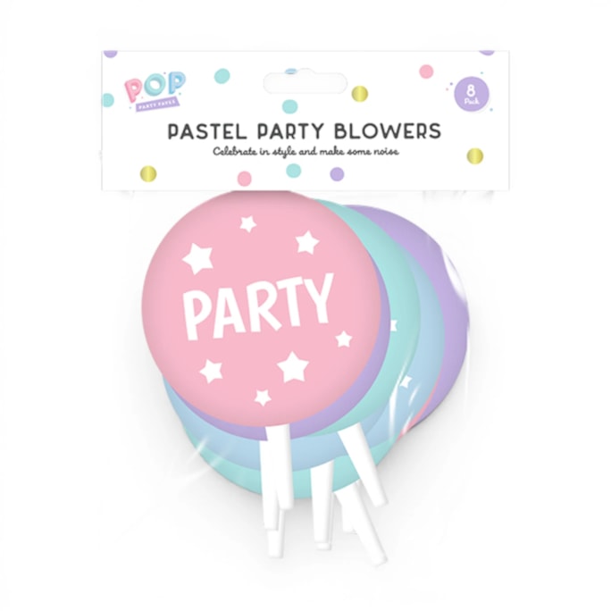 Wholesale Pastel Party Blowers 8pk | Wholesale Direct Wholesale Pastel Party Blowers 8pk | Wholesale Direct