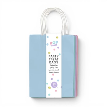 Wholesale Pastel Multicolour Paper Treat Bags 10pk | Wholesale Direct