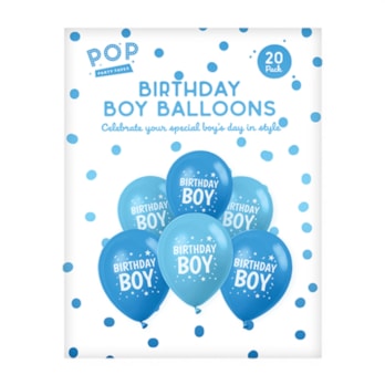 Wholesale Birthday Boy Balloons 20pk | Wholesale Direct