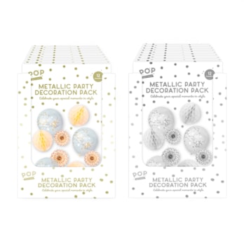 Wholesale Metallic Party Decoration Pack CDU | Wholesale Direct