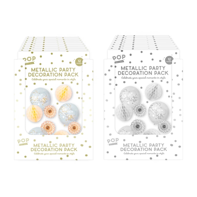 Wholesale Metallic Party Decoration Pack CDU | Wholesale Direct