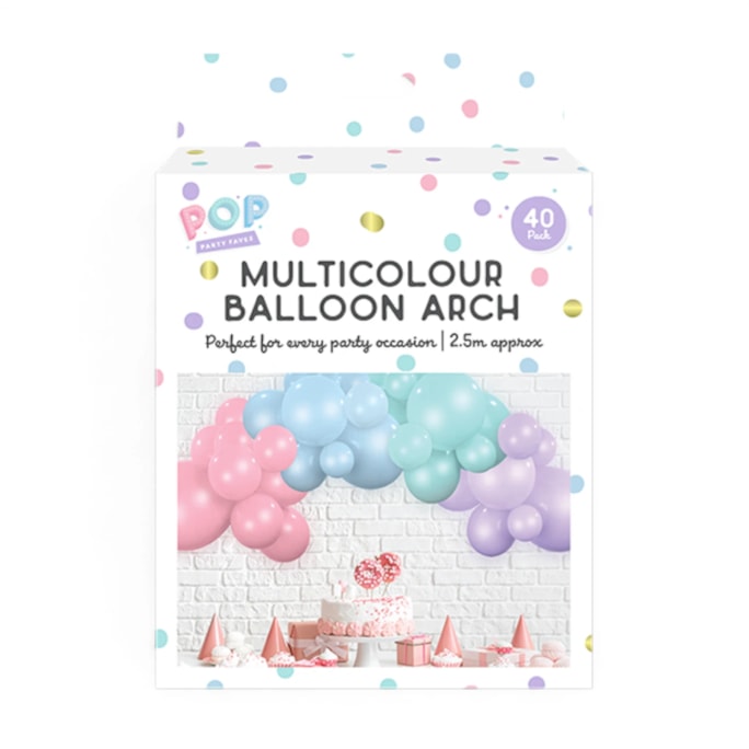 Wholesale Pastel Balloon Arch 40pk | Wholesale Direct