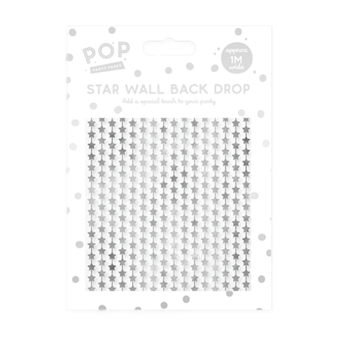 Wholesale Metallic Star Wall Back Drop | Wholesale Direct