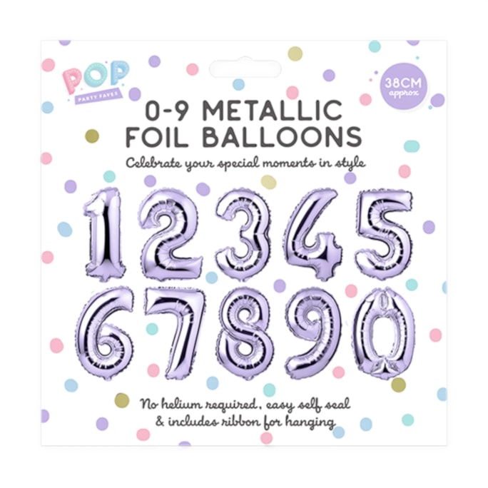 Wholesale 0-9 Pastel Foil Balloons | Wholesale Direct Wholesale 0-9 Pastel Foil Balloons | Wholesale Direct