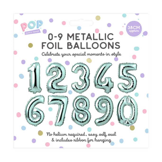 Wholesale 0-9 Pastel Foil Balloons | Wholesale Direct Wholesale 0-9 Pastel Foil Balloons | Wholesale Direct