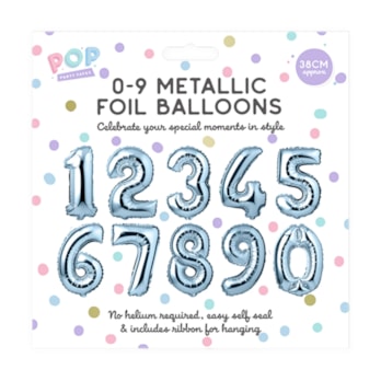 Wholesale 0-9 Pastel Foil Balloons | Wholesale Direct