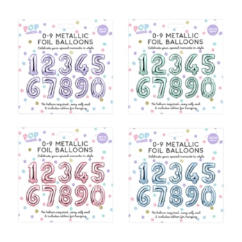 Wholesale 0-9 Pastel Foil Balloons | Wholesale Direct Wholesale 0-9 Pastel Foil Balloons | Wholesale Direct