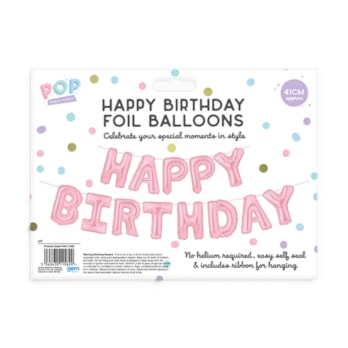 Wholesale Pastel Happy Birthday Foil Balloons 41cm | Wholesale Direct Wholesale Pastel Happy Birthday Foil Balloons 41cm | Wholesale Direct