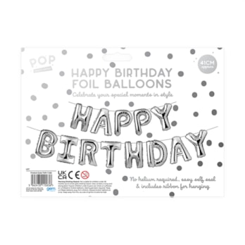 Wholesale Metallic Happy Birthday Foil Balloons 41cm | Wholesale Direct Wholesale Metallic Happy Birthday Foil Balloons 41cm | Wholesale Direct