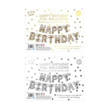 Wholesale Metallic Happy Birthday Foil Balloons 41cm | Wholesale Direct Wholesale Metallic Happy Birthday Foil Balloons 41cm | Wholesale Direct