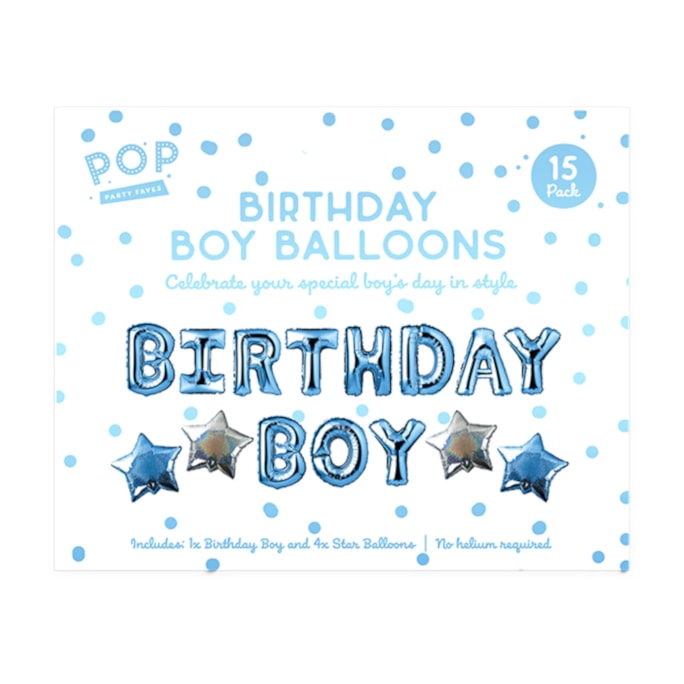 Wholesale Birthday Boy Balloon Pack | Wholesale Direct
