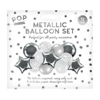 Wholesale Metallic Balloon Set 12pk | Wholesale Direct Wholesale Metallic Balloon Set 12pk | Wholesale Direct