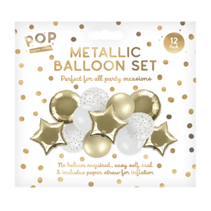 Wholesale Metallic Balloon Set 12pk | Wholesale Direct Wholesale Metallic Balloon Set 12pk | Wholesale Direct