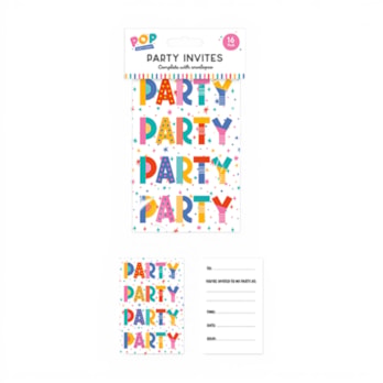 Wholesale Party Invite Set 16pk | Wholesale Direct