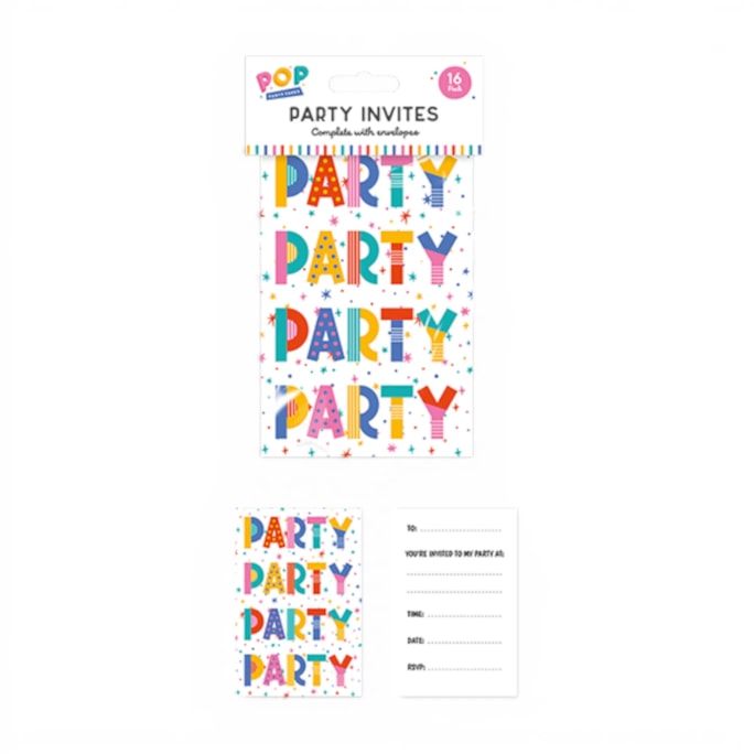 Wholesale Party Invite Set 16pk | Wholesale Direct Wholesale Party Invite Set 16pk | Wholesale Direct