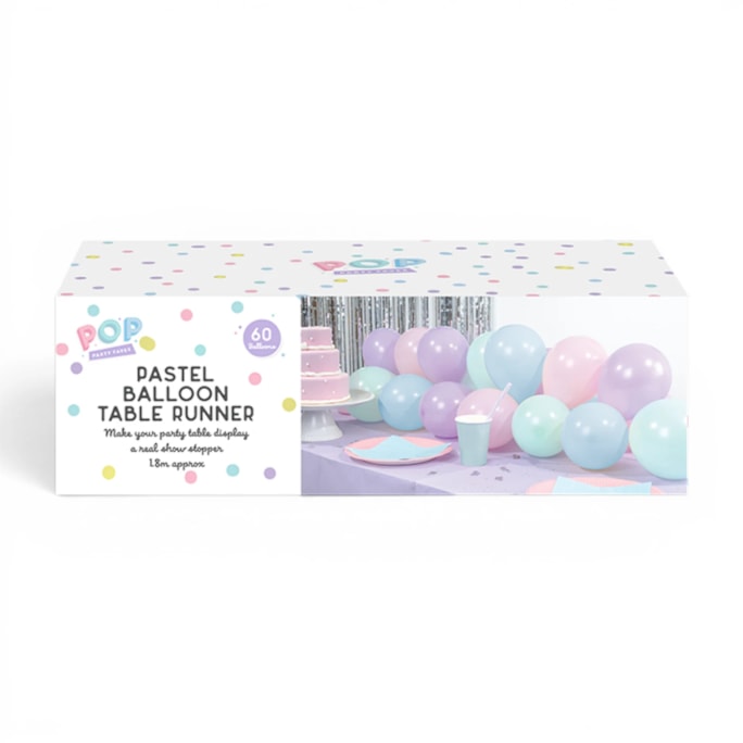 Wholesale Pastel Balloon Table Runner | Wholesale Direct