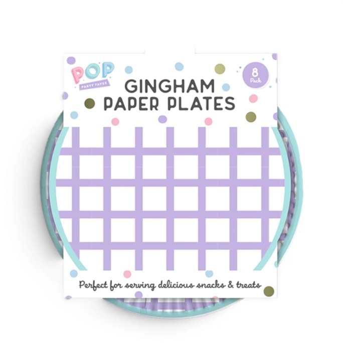 Wholesale Patterned Paper Plates 8pk | Wholesale Direct