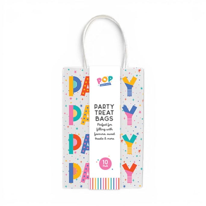 Wholesale Party Paper Treat Bags 10pk | Wholesale Direct