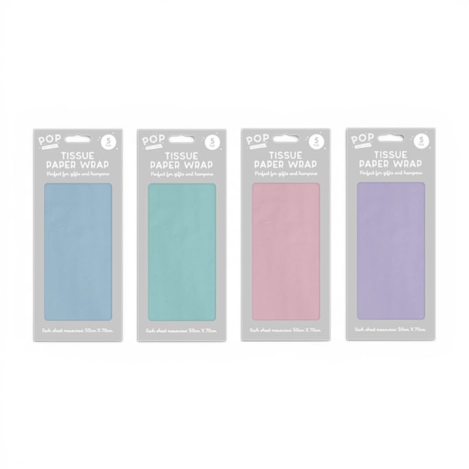 Wholesale Pastel Tissue Wrap 5pk | Wholesale Direct