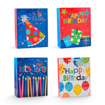Wholesale Childrens Foiled Medium Gift Bag 26x32x12cm | Wholesale Direct