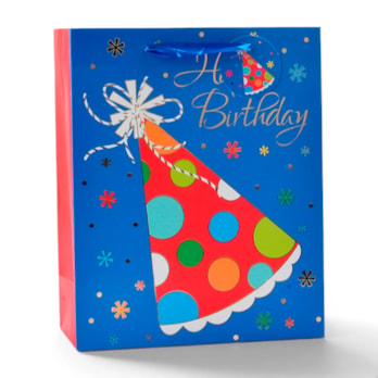 Wholesale Childrens Foiled Large Gift Bag 30x42x12cm | Wholesale Direct