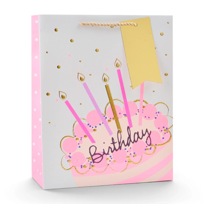Wholesale Girls Foiled Embossed Birthday Large Gift Bag 30x42x12cm | Wholesale Direct Wholesale Girls Foiled Embossed Birthday Large Gift Bag 30x42x12cm | Wholesale Direct