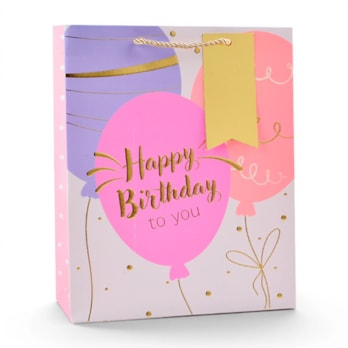 Wholesale Girls Foiled Embossed Birthday Large Gift Bag 30x42x12cm | Wholesale Direct Wholesale Girls Foiled Embossed Birthday Large Gift Bag 30x42x12cm | Wholesale Direct