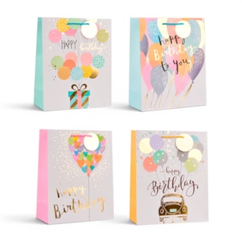 Wholesale Unisex Foiled Birthday Large Gift Bag 30x42x12cm | Wholesale Direct