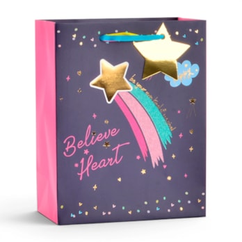 Wholesale Colourful Star Foiled Medium Gift Bag 26x32x12cm | Wholesale Direct