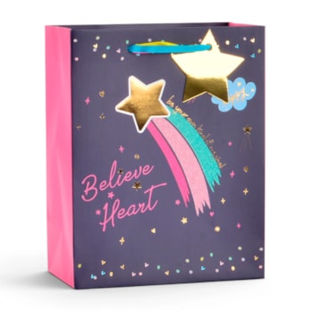 Wholesale Colourful Star Foiled Large Gift Bag 30x42x12cm | Wholesale Direct